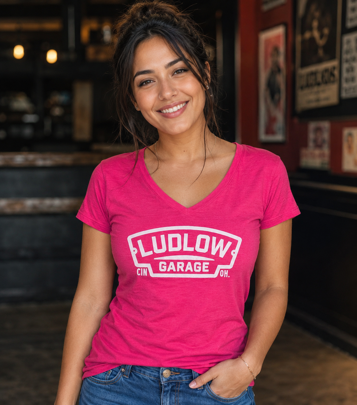 V Necked T-Shirt