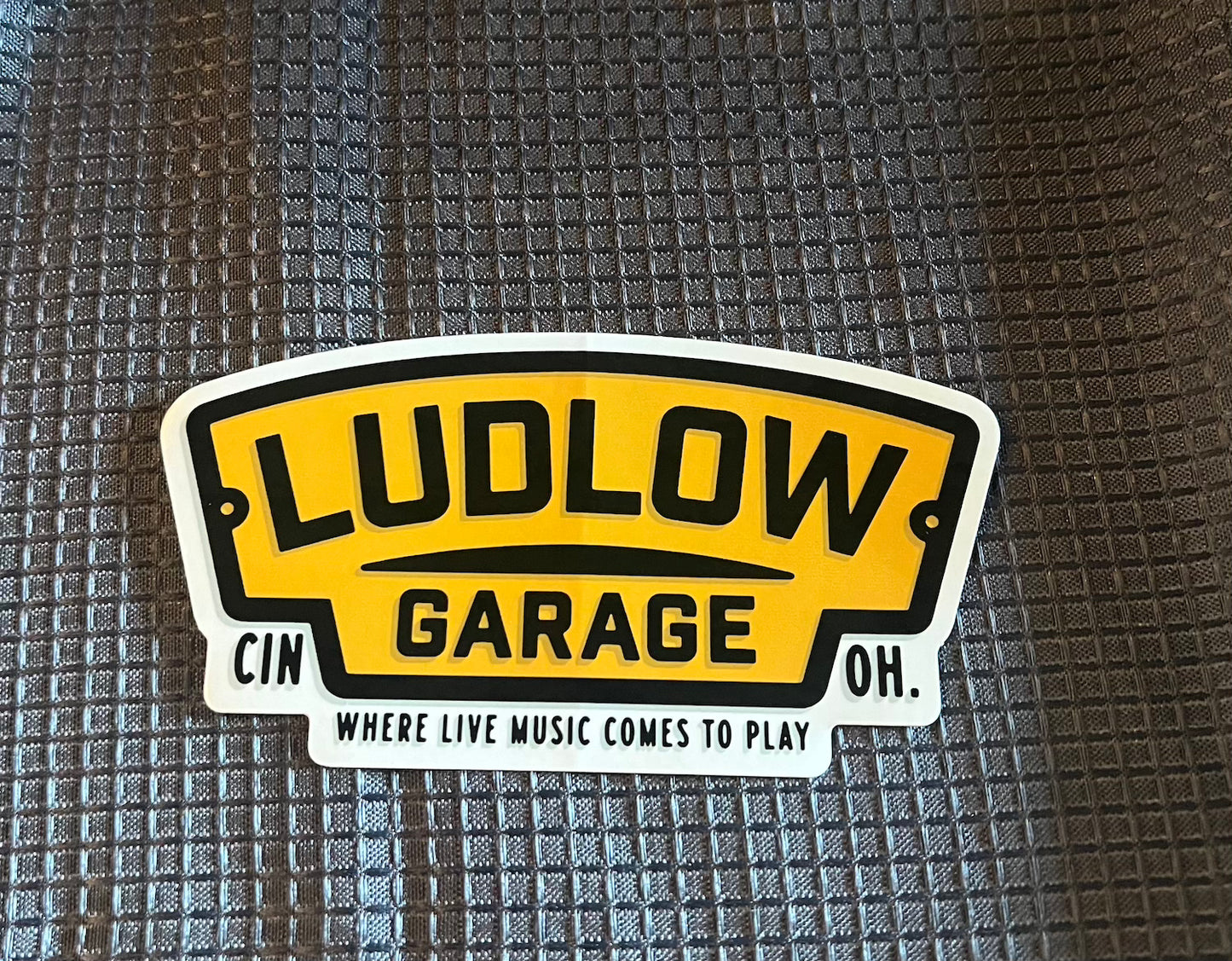 Ludlow Garage Sticker